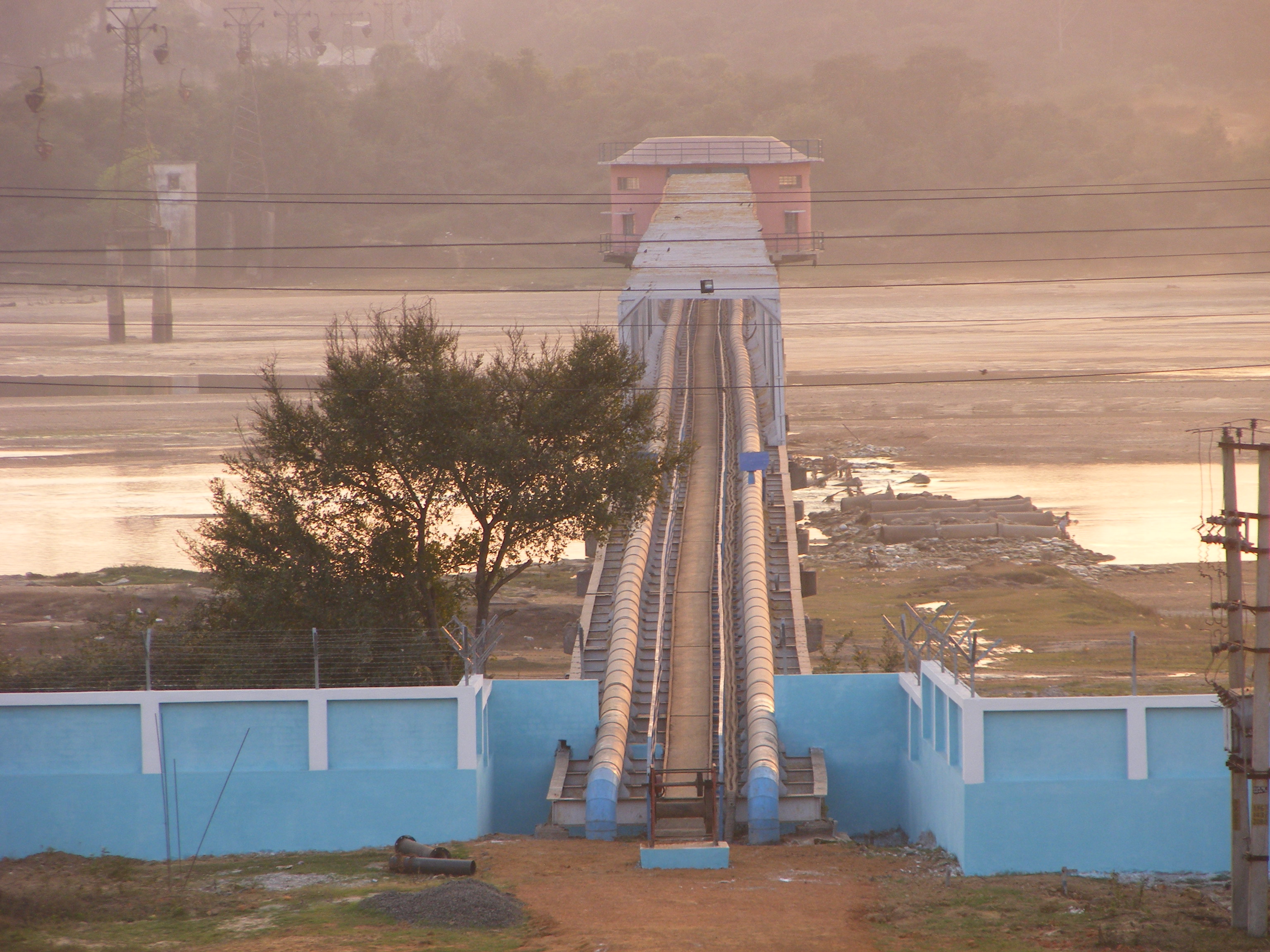 Carrier Bridge for Intake Well at 10 MGD Water Supply Project, Asansol