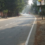 Road of SSB Sarani, Bidhannagar, Durgapur